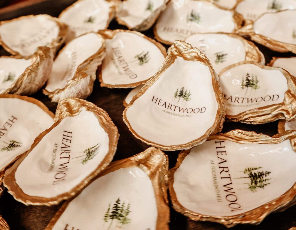 oysters with logo