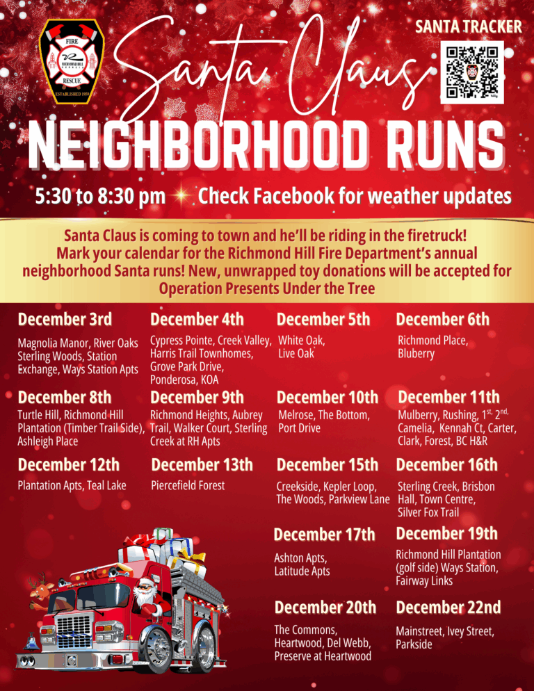 Santa Claus Neighborhood Runs