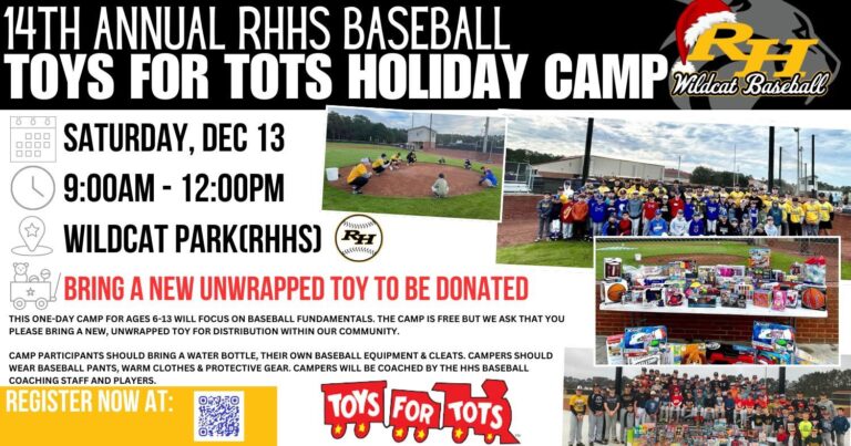 14th Annual RHHS Baseball Toys for Tots