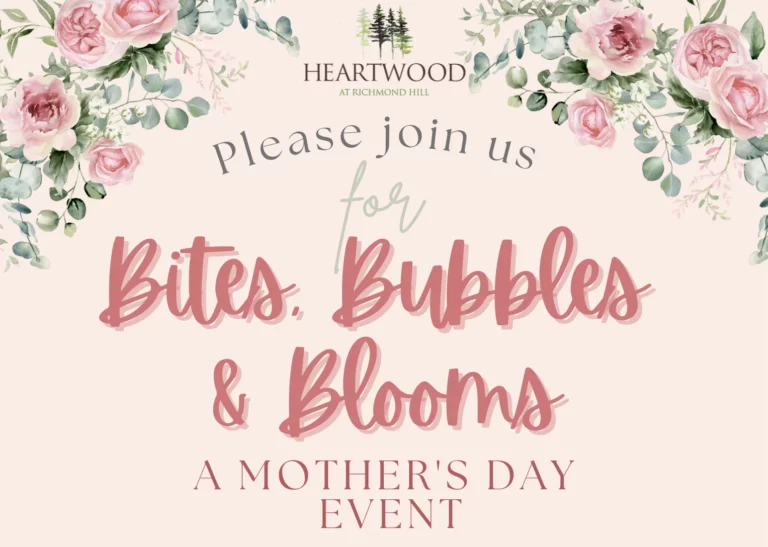 Bites, Bubbles & Blooms: A Mother’s Day Event