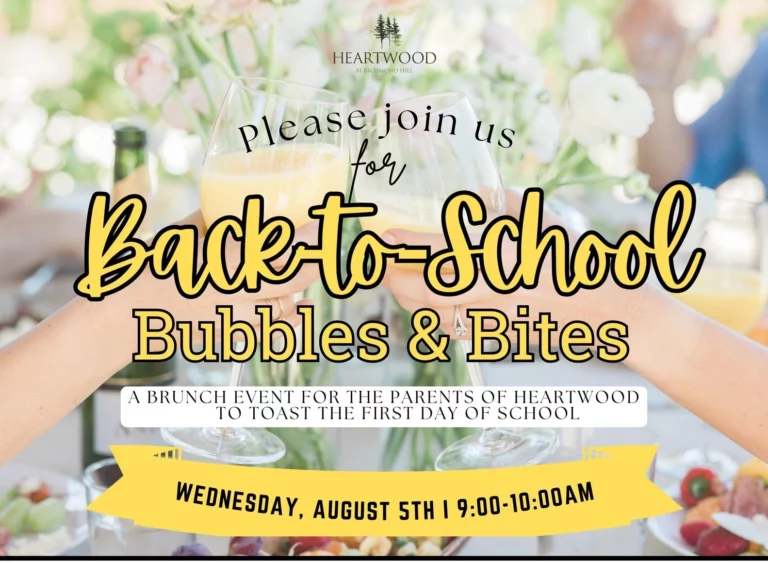 Back-to-School Bubbles & Bites