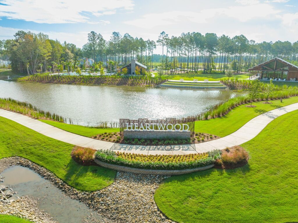 Aerial view of heartwood community 2023