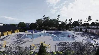 Render de la piscina de Fielder&rsquo;s