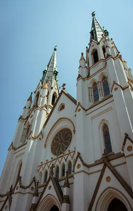 Spires of the Cathedral Basilica of St. John the Baptist